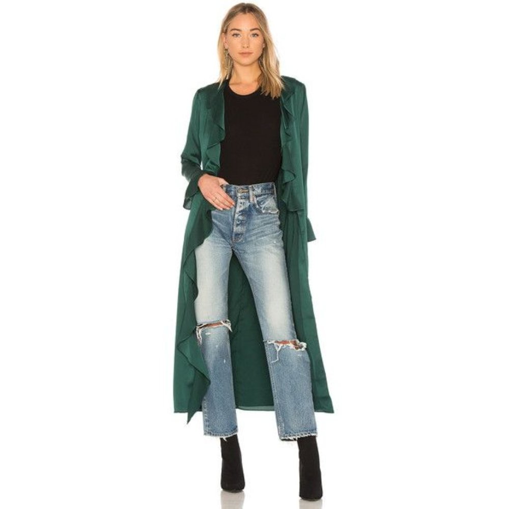 TULAROSA Michelle Robe EMERALD XS
